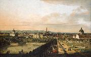 Wien, vom Belvedere aus gesehen., Bernardo Bellotto